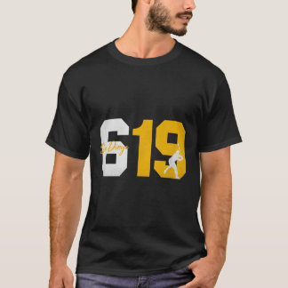 T-shirt San Diego 619 Joueur de baseball Vintage des année