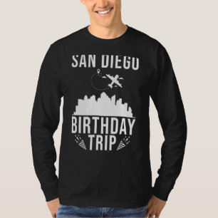 T-shirt San Diego Anniversaire San Diego Voyage d'annivers