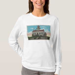T-shirt San Diego, CA - vieux phare espagnol à