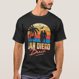 T-shirt San Diego California Beach Surf Surf Summer Vac