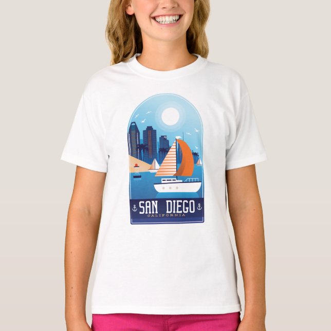 T-shirt  San Diego Californie (Devant)