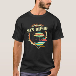 T-shirt San Diego Californie - La plus belle ville d'Améri