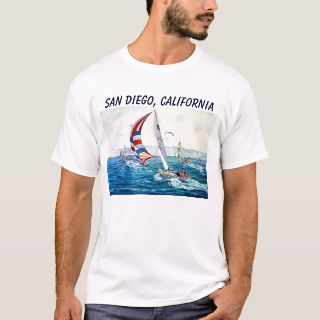 T-SHIRT SAN DIEGO, LA CALIFORNIE (Devant)
