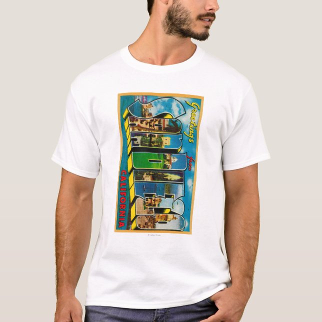 T-shirt San Diego, la Californie - grandes scènes de (Devant)