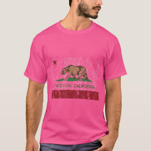 T-shirt San Diego République de Californie en détresse