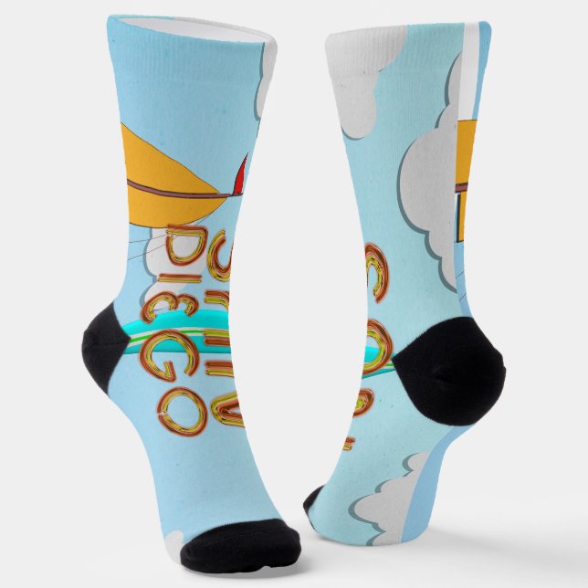 T-SHIRT San Diego Socken (Gewinkelt)