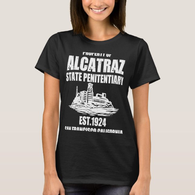 T-shirt San Francisco California Alcatraz (Devant)