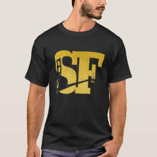 T-shirt San Francisco California SF Golden Gate Bridge Vin