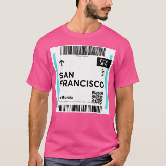 T-shirt San Francisco California Usa Joseboarding Pass