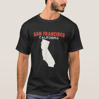 T-shirt San Francisco Californie USA State America Travel