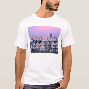 T-shirt San Francisco, Californie. Vue sur le Victoria