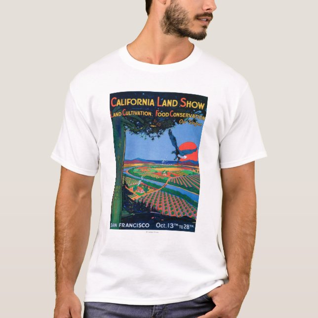 T-shirt San Francisco, exposition de CaliforniaLand (Devant)