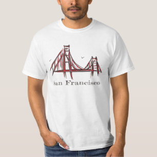 T-shirt San Francisco golden gate bridge