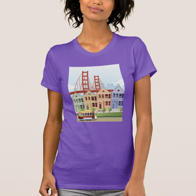 T-shirt San Francisco | les dames peintes (Devant)