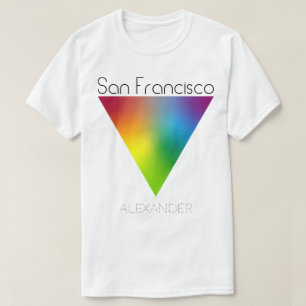 T-shirt San Francisco Rainbow Triangle Gay LGBT Pride Nom