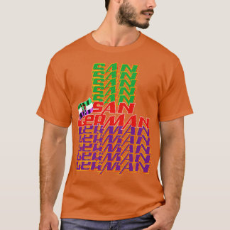 T-shirt San German Cascade text 2