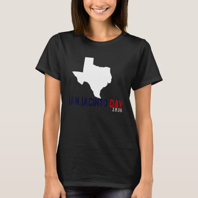 T-shirt San Jacinto, Jour de l'indépendance du Texas (Devant)