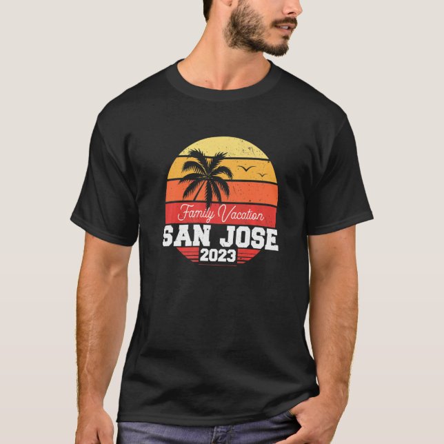 T-shirt San Jose Family Vacation 2023 Matching Holiday Sum (Devant)