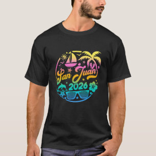 T-shirt San Juan 2026 Vacances Familiales Groupe de Maillo