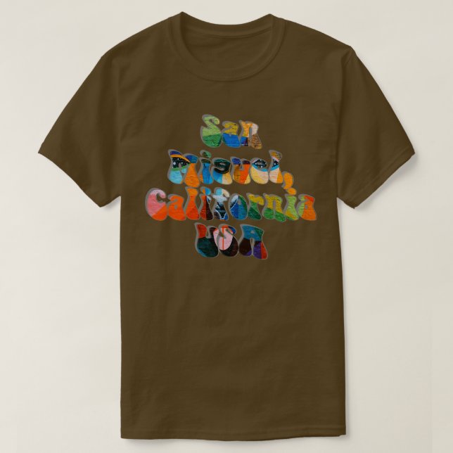 T-shirt San Miguel California USA (Design devant)