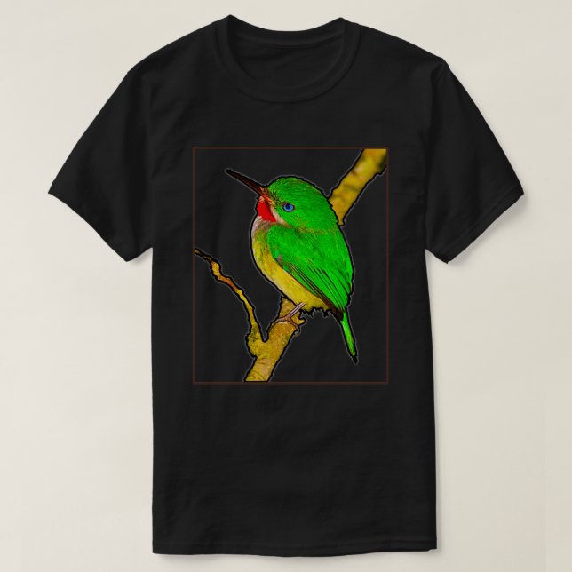 T-shirt San Pedrito Oiseau portoricain (Design devant)