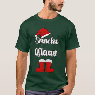 T-shirt Sancho Claus Funny Chemise de Noël