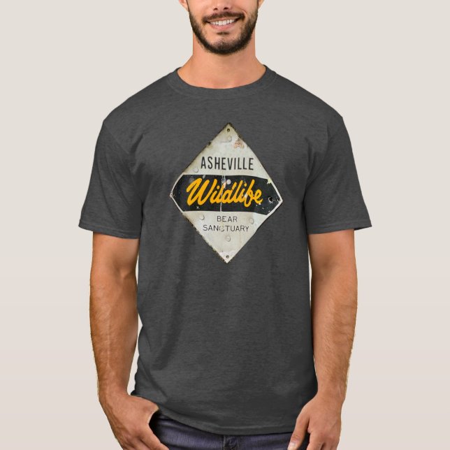 T-shirt Sanctuaire des ours de la faune d'Asheville (Devant)