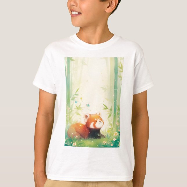T-shirt Sanctuaire du Panda roux (Devant)
