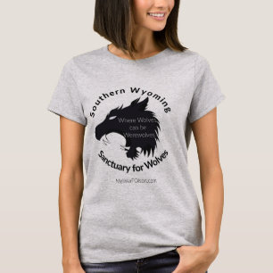 T-shirt Sanctuaire du Wyoming Sud pour loups-garous