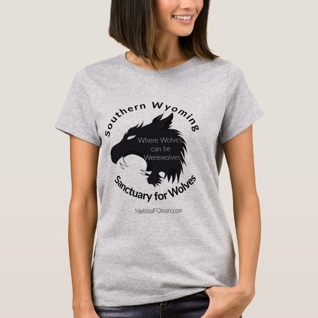 T-shirt Sanctuaire du Wyoming Sud pour loups-garous (Devant)