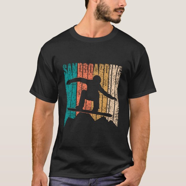 T-shirt Sandboarding Sandboard Sandboarder Sand (Devant)