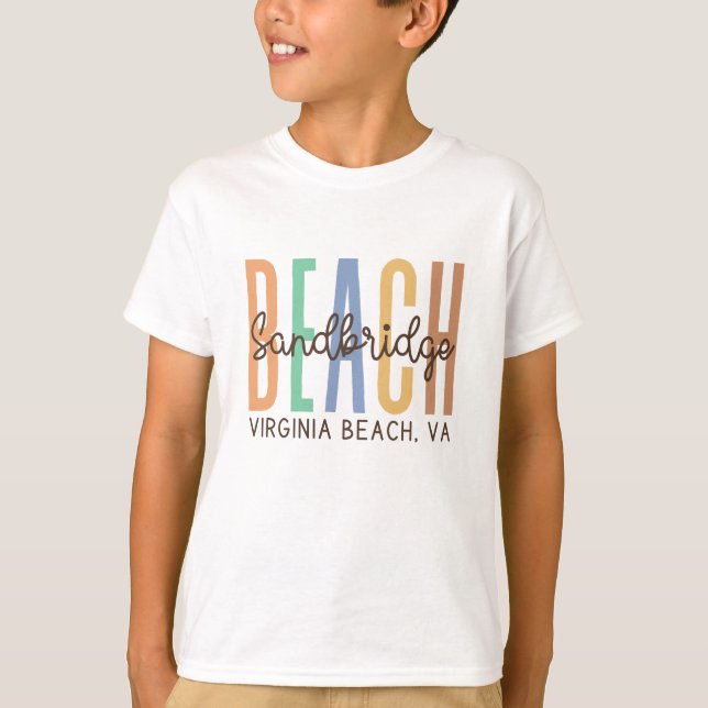 T-shirt Sandbridge Beach Virginia Beach Virginia (Sands) (Devant)