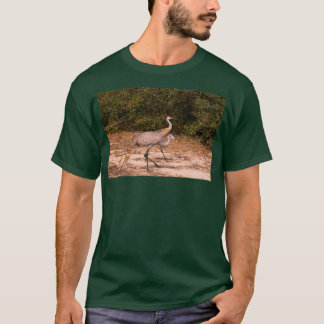 T-shirt Sandhill cranes with chicks