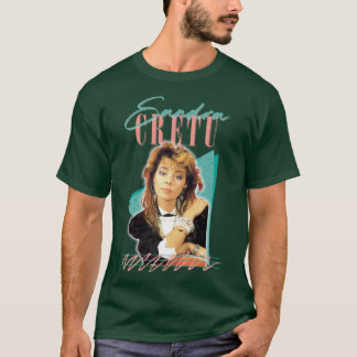 T-shirt Sandra Cretu 80s Retro Fan Art Design3