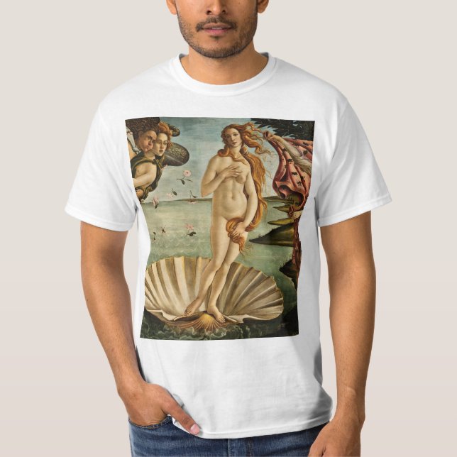 T-shirt Sandro Botticelli - La naissance de Vénus (Devant)