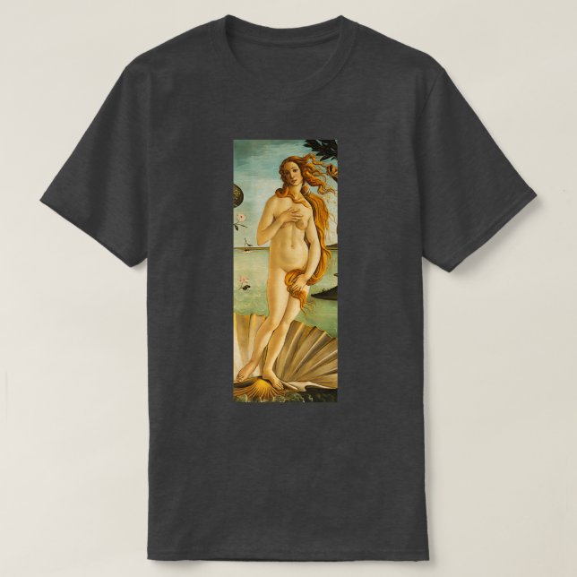 T-shirt Sandro Botticelli quotLa naissance de Venusquot 1 (Design devant)