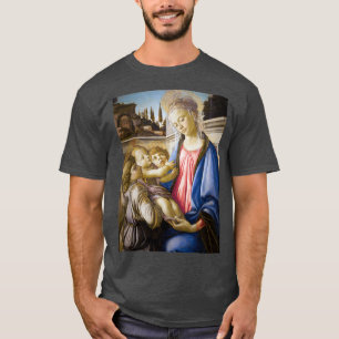 T-shirt Sandro Botticelli Vierge et enfant à deux anges