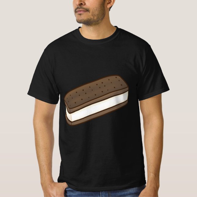 T-shirt Sandwich à la crème glacée (Devant)