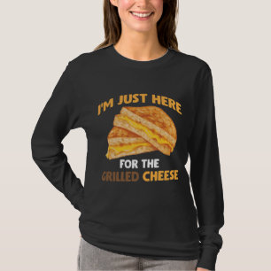 T-shirt Sandwich Au Fromage Grillé Au Fromage Au Poivre A