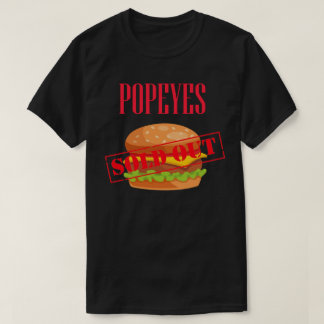 T-shirt Sandwich Au Poulet À La Poulet Vendu Red Fast Food