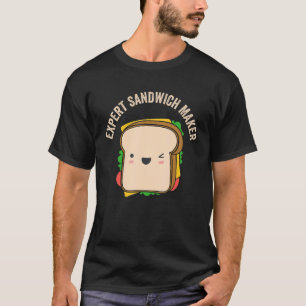 T-shirt Sandwich de l'expert Sandwich sandwich Fan Foody H