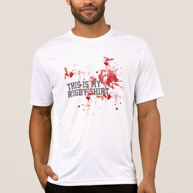 T-shirt Sang de rugby (Devant)