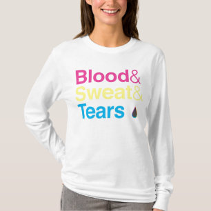 T-shirt Sang et sueur et larmes