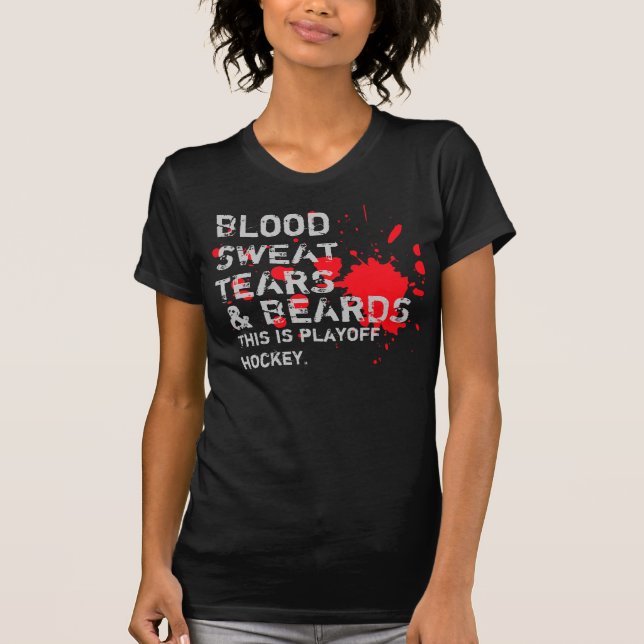 T-shirt Sang, sueur, larmes et barbes (Devant)