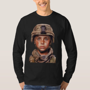 T-shirt Sangre y Valor L'Esprit Courageux d'un S Latino