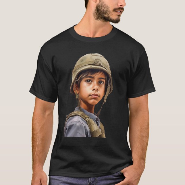 T-shirt Sangre y Valor L'Esprit Courageux d'une Latine S (Devant)