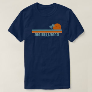 T-shirt Sanibel Island Floride palmiers solaires