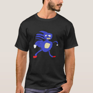 T-shirt Sanic Hegehog   Gotta Go Fast Sanik Paint Meme