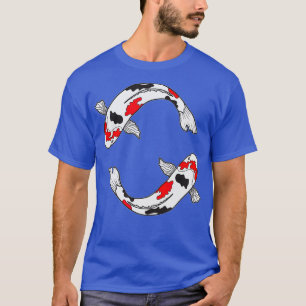 T-shirt Sanke Koi Fish Design pour les propriétaires de Ko
