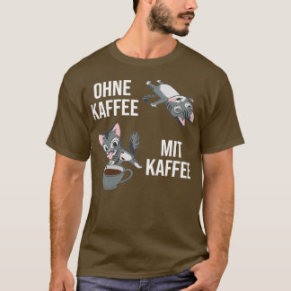 T-shirt Sans Café Avec Café Drôle Café Bariste Café